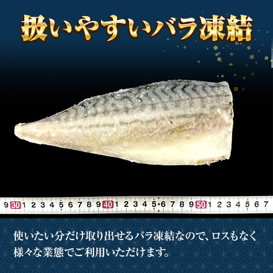 サバ さば 鯖 骨取りサバ 無塩 無添加 鯖半身フィーレ 6枚（約1kg） 良品 骨なし バラ凍結 骨取 歳末 お歳暮 年末グルメ 贈答 迎春 | おさかな問屋 魚奏 | 06