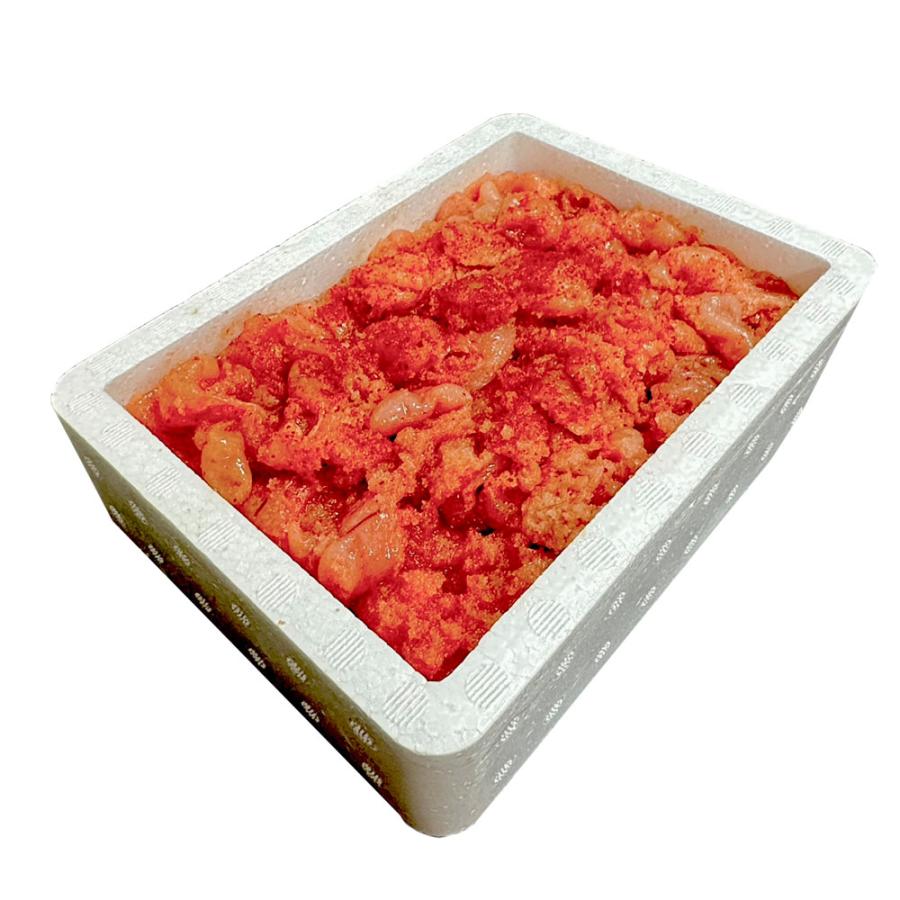 辛子明太子 メガ盛り 1kg 切れ明太 博多めんたいこ 訳あり 無着色 めんたいこ メンタイコ 明太子 切子 歳末 お歳暮 年末グルメ 贈答 迎春 | おさかな問屋 魚奏 | 16