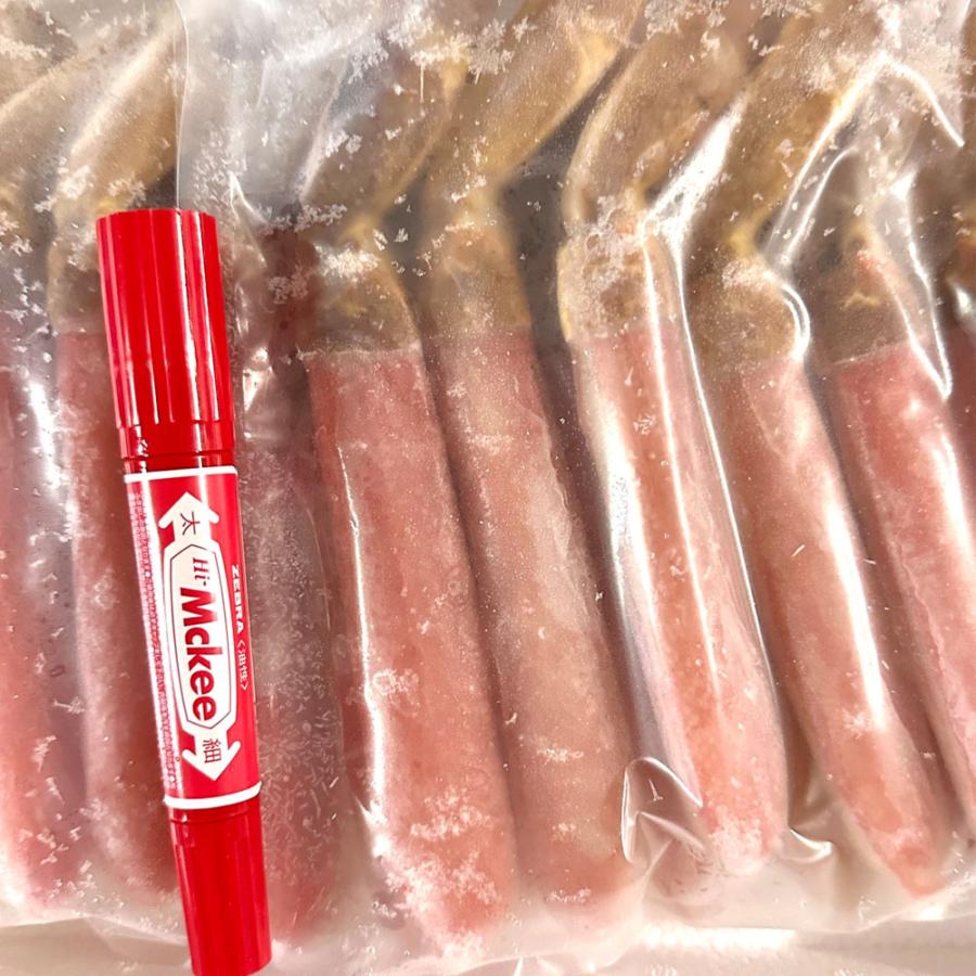 生ずわいがに ぐるむき 1kg（20本） 極太 特大 かに カニ 蟹 生食可能 かに刺し かにしゃぶ 歳末 お歳暮 年末グルメ 贈答 迎春 | おさかな問屋 魚奏 | 17