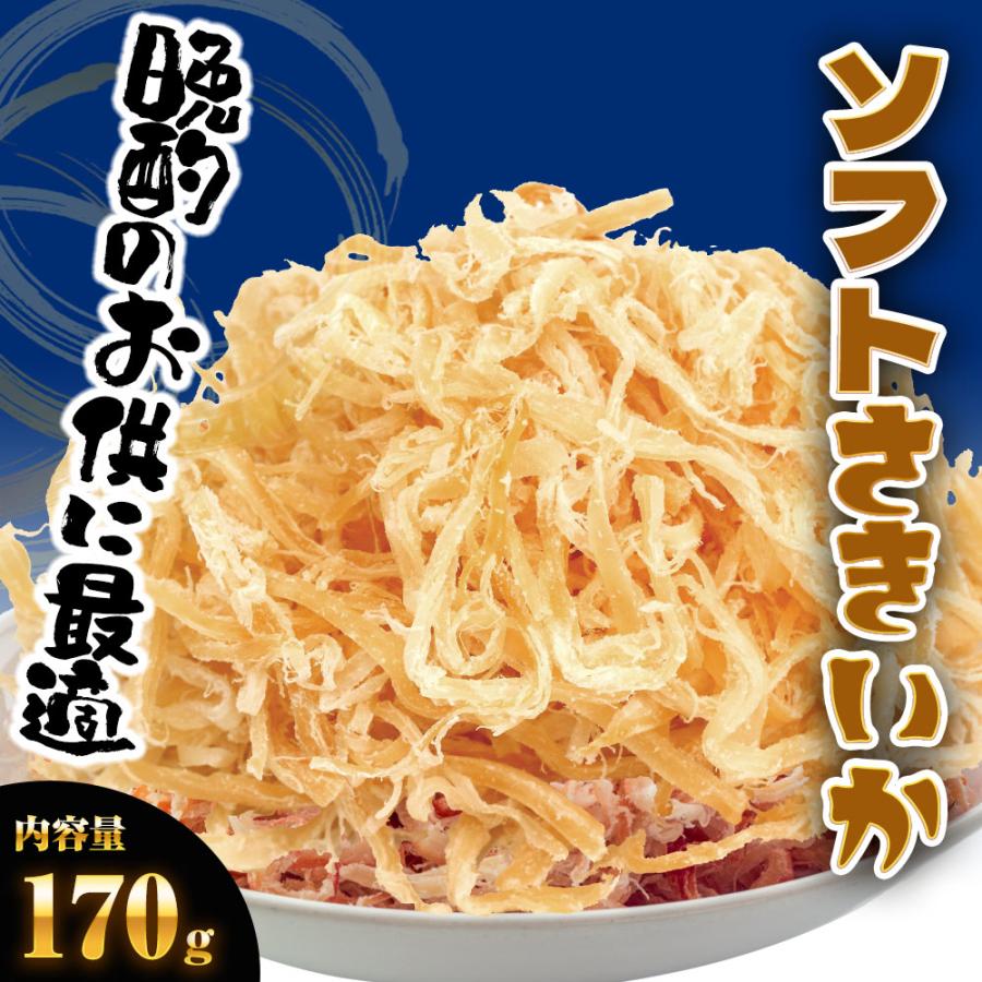 ソフトさきいか 珍味 170g 訳アリ 訳あり おつまみ 酒の肴 さきいか サキイカ イカ 烏賊 ポイント消化 歳末 お歳暮 年末グルメ 贈答 迎春 | おさかな問屋 魚奏 | 01