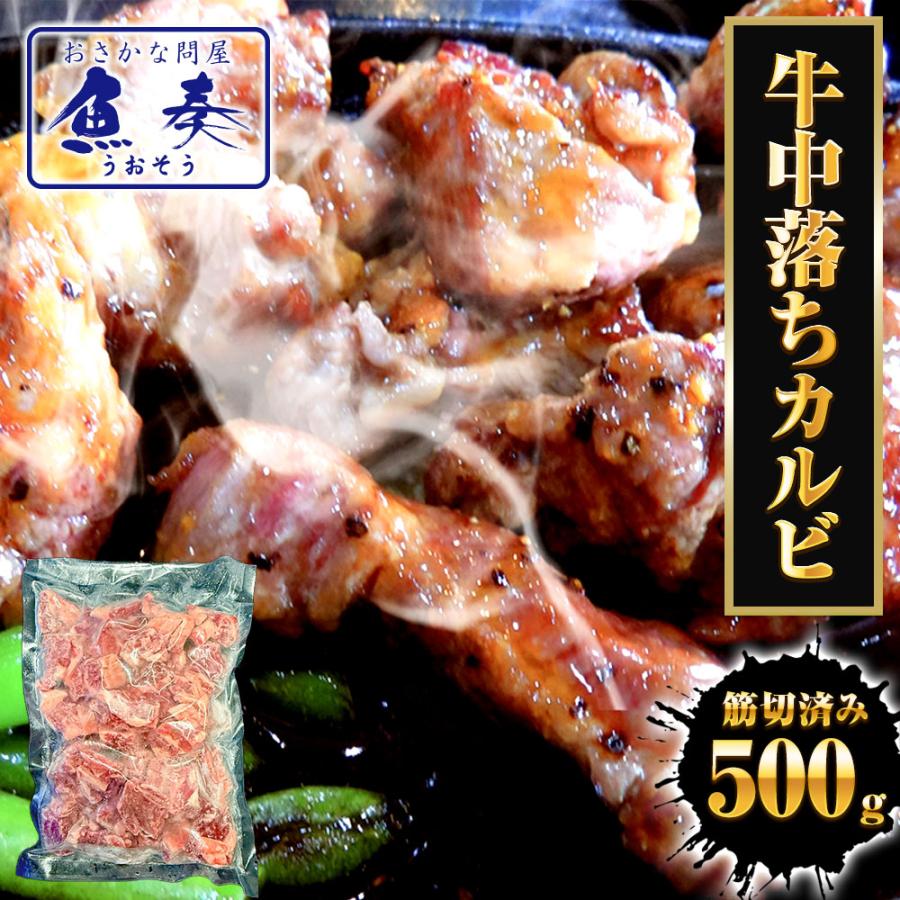 牛中落ちカルビ 500g 牛 牛肉 バラ肉 カルビ リブ ビーフ メキシコ産 焼肉 BBQ サイコロステーキ 歳末 お歳暮 年末グルメ 贈答 迎春 | おさかな問屋 魚奏