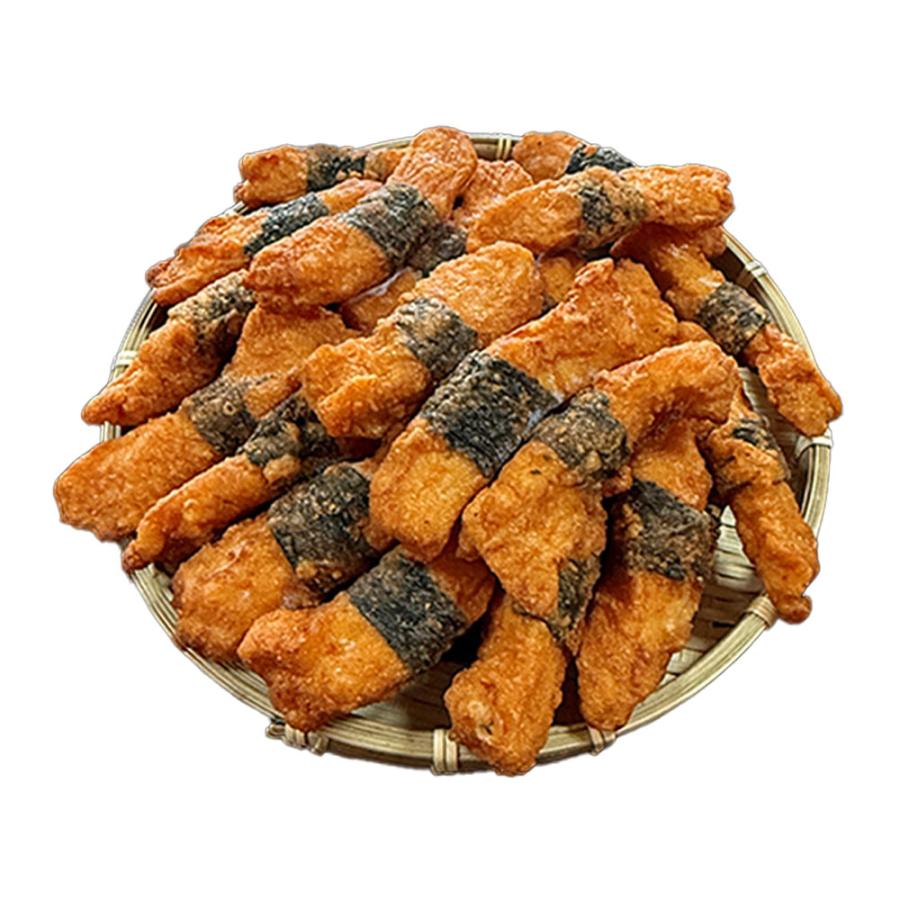 のり巻きチキン 500g むね肉 唐揚げ 海苔巻き唐揚げ とり トリ 鶏むね肉 カラアゲ 鶏 歳末 お歳暮 年末グルメ 贈答 迎春 | おさかな問屋 魚奏 | 13