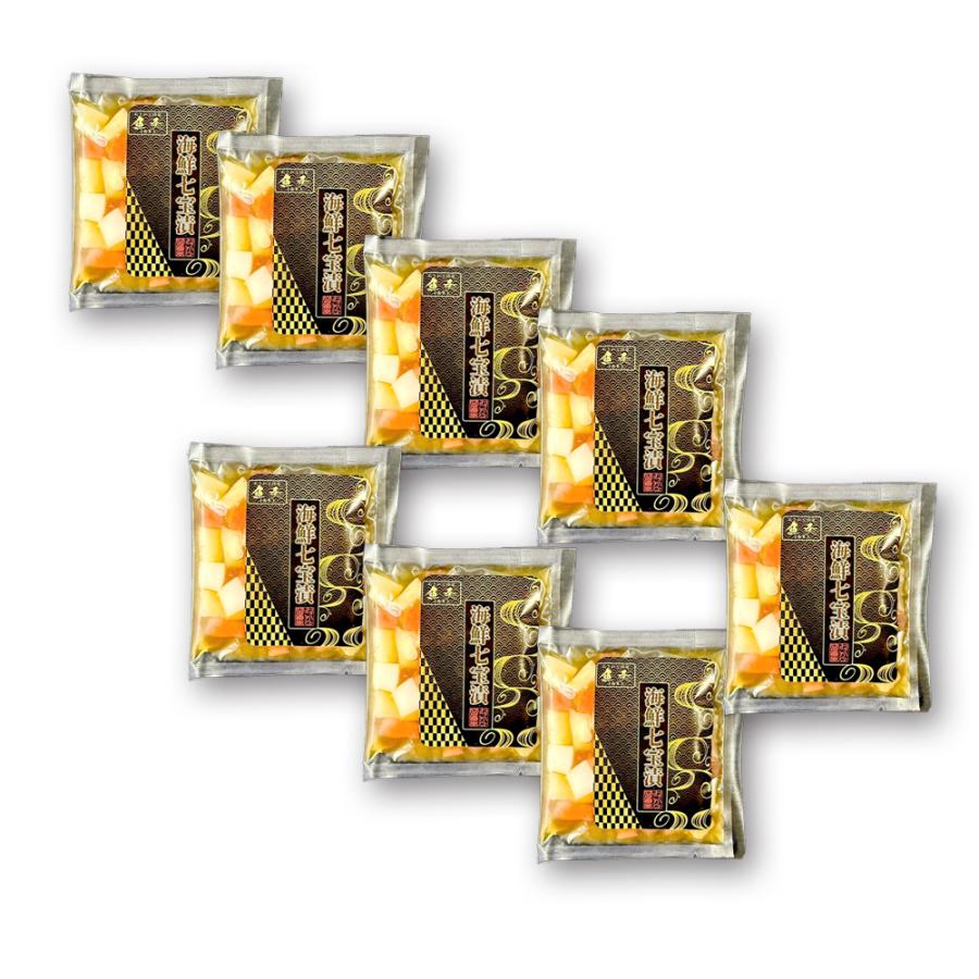 海鮮七宝漬 90ｇ×8パック 海鮮丼の具 流水解凍 鮪 烏賊 鯛 八町 環八 平目 縞鰺 7種の海鮮 簡単便利 歳末 お歳暮 年末グルメ 贈答 迎春 | おさかな問屋 魚奏 | 19