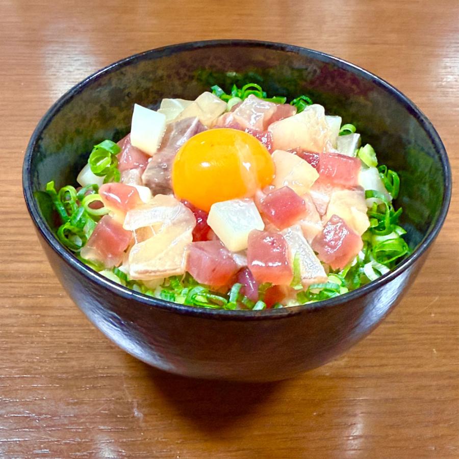 海鮮七宝漬 90ｇ×4パック 海鮮丼の具 流水解凍 鮪 烏賊 鯛 八町 環八 平目 縞鰺 7種の海鮮 簡単便利 歳末 お歳暮 年末グルメ 贈答 迎春 | おさかな問屋 魚奏 | 19
