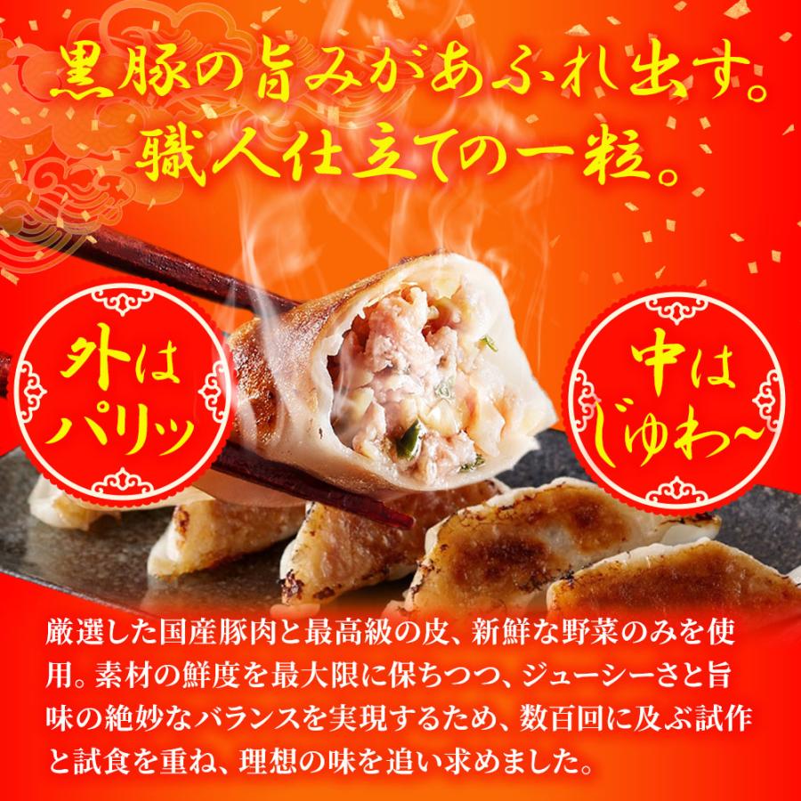 究極の餃子 50粒 国産 黒豚入り 餃子 ぎょうざ ギョウザ ギョーザ 生餃子 冷凍餃子 冷凍 歳末 お歳暮 年末グルメ 贈答 迎春 | おさかな問屋 魚奏 | 03