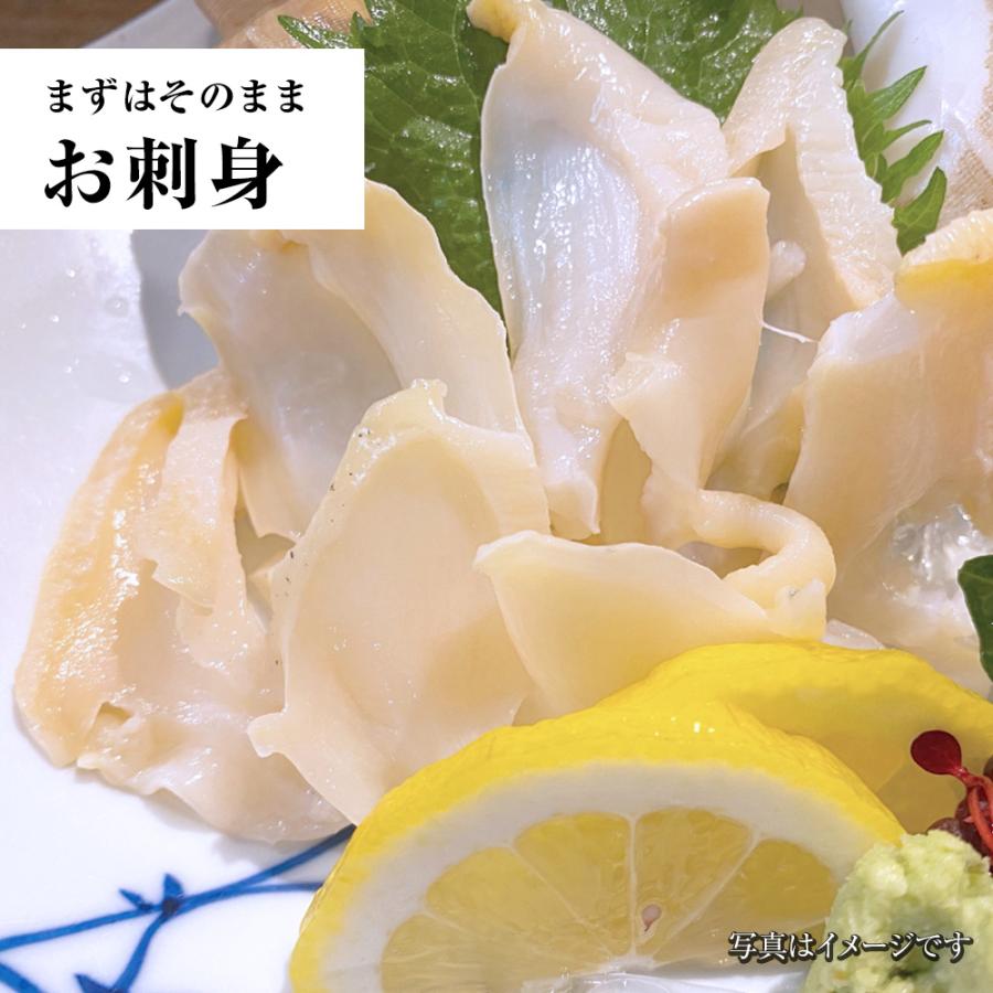 つぶ貝むき身 500ｇ ツブ貝 粒貝 ツブ貝 開き 生食用 ロシア産 送料無料 つぶがい貝 寿司ネタ 炙り 歳末 お歳暮 年末グルメ 贈答 迎春 | おさかな問屋 魚奏 | 08