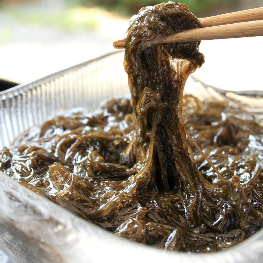 日本海産 天然岩もずく (塩もずく) 200g : 越後村上うおや - 通販