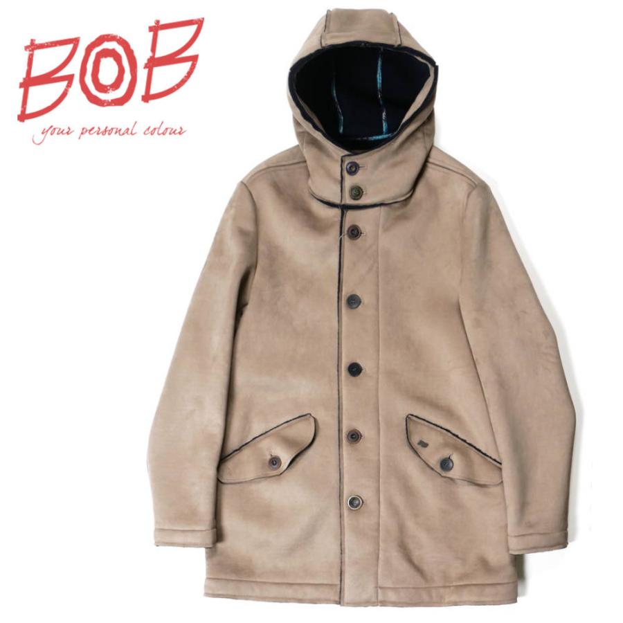 BOB ボブ フェイクムートン ハーフコート ボンディング MONTY448