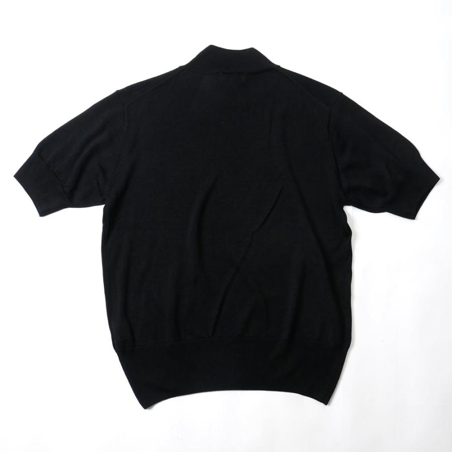 Rencontrant レンコントラント メンズ 半袖 モックネック ニット