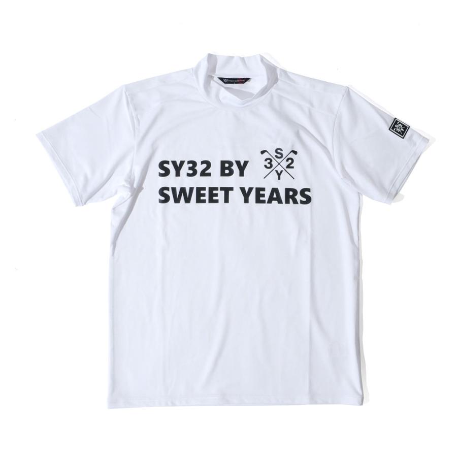 SY32 by SWEET YEARS GOLF エスワイ32バイスウィートイヤーズ ゴルフ メンズ モックネック 半袖Tシャツ 11305-4｜up-avanti｜05