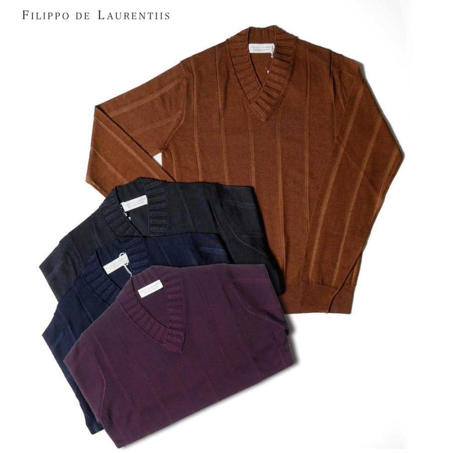 セール】FILIPPO DE LAURENTIIS フィリッポ デ ローレンティス 長袖 