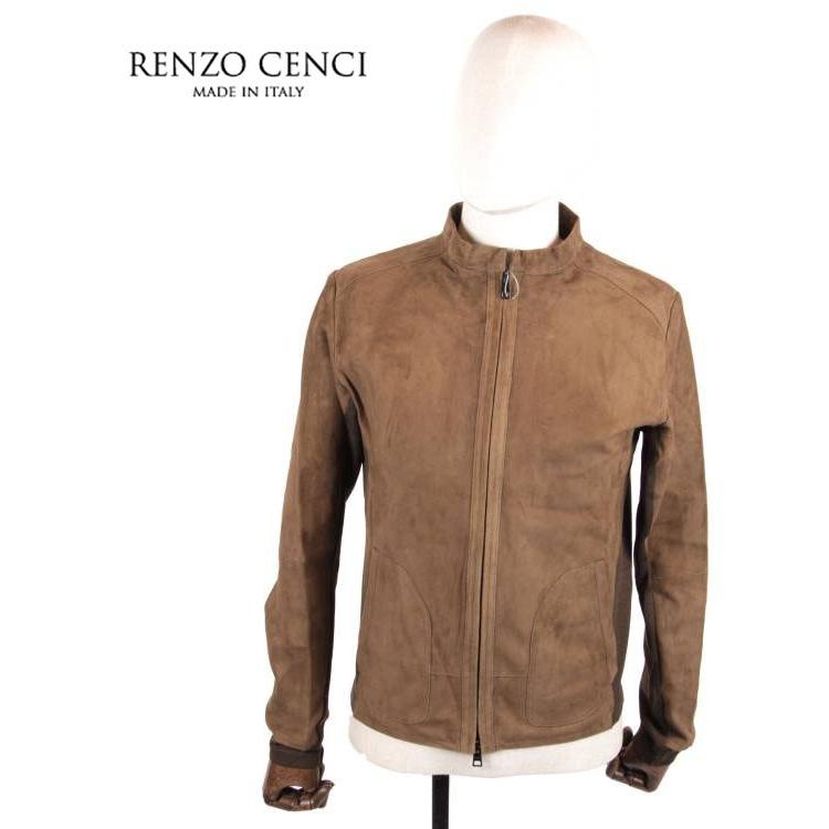 セール】RENZO CENCI レンツォ・チェンチ スエードニットブルゾン  