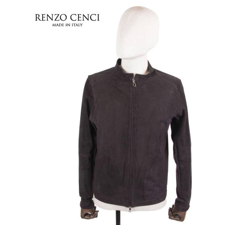 セール】RENZO CENCI レンツォ・チェンチ スエードニットブルゾン