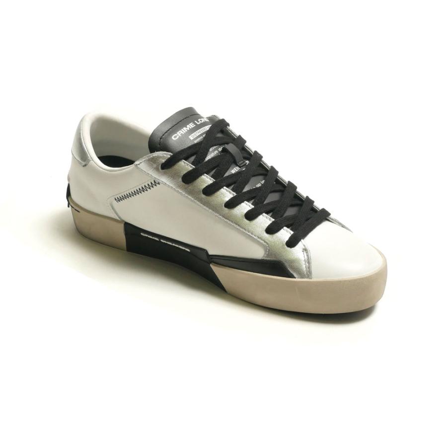 CRIME LONDON クライムロンドン メンズ DISTRESSED スニーカー レザー