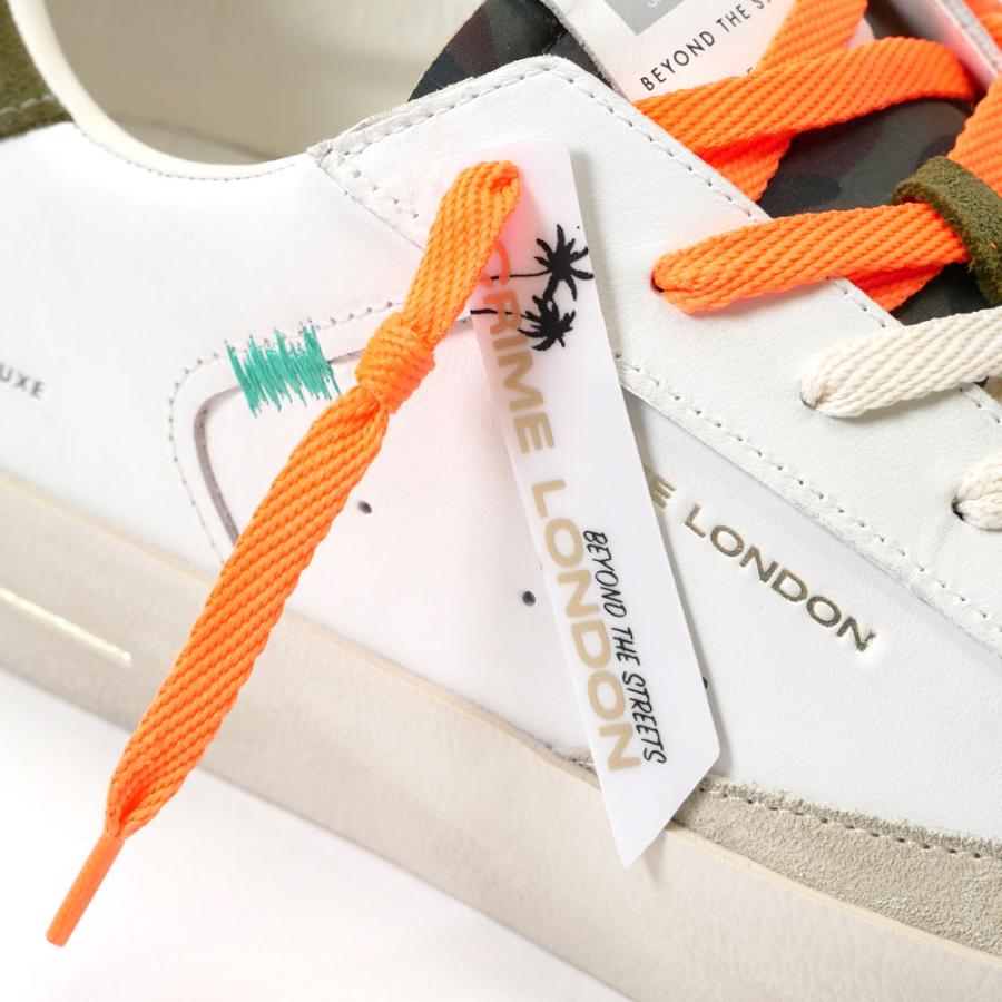 クライムロンドン メンズ スニーカー レザー CRIME LONDON SK8 DELUXE