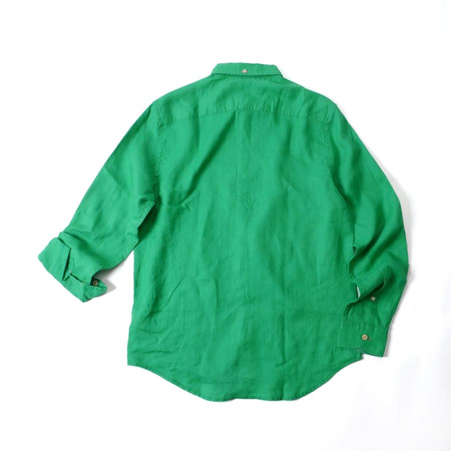 SCOTCH&SODA スコッチアンドソーダ メンズ リネン 長袖シャツ シンプル 292-71406 ブルー グリーン ピンク ホワイト 国内正規品 | SCOTCH＆SODA | 18