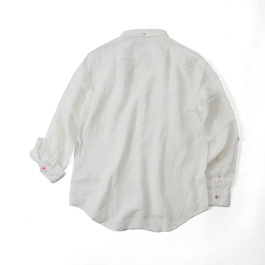 SCOTCH&SODA スコッチアンドソーダ メンズ リネン 長袖シャツ シンプル 292-71406 ブルー グリーン ピンク ホワイト 国内正規品 | SCOTCH＆SODA | 19