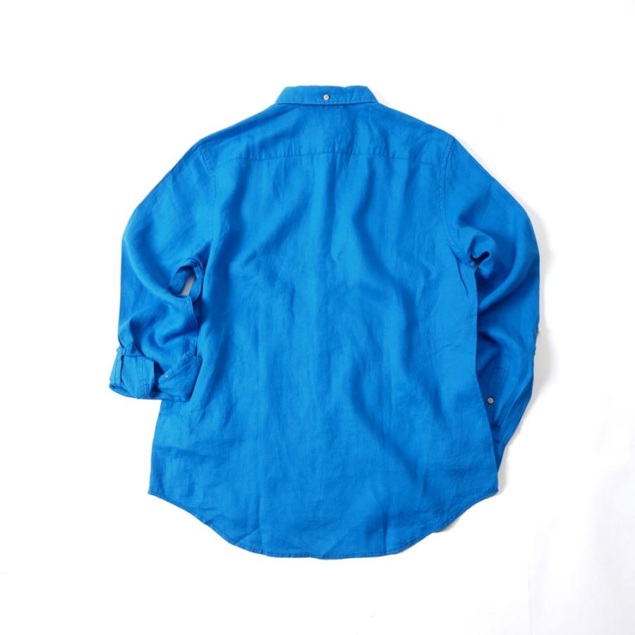 SCOTCH&SODA スコッチアンドソーダ メンズ リネン 長袖シャツ シンプル 292-71406 ブルー グリーン ピンク ホワイト 国内正規品 | SCOTCH＆SODA | 21
