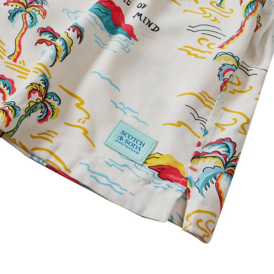 【セール】SCOTCH&SODA スコッチアンドソーダ メンズ プリント 半袖 シャツ オープンカラー アロハシャツ 総柄 292-72406 国内正規品 | SCOTCH＆SODA | 03