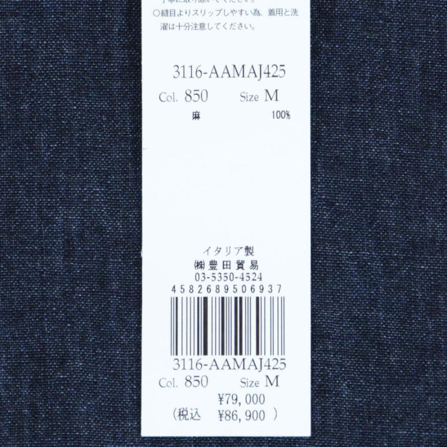 LARDINI ラルディーニ メンズ リネン シャツジャケット LARDINI ラルディーニ メンズ リネン シャツジャケット