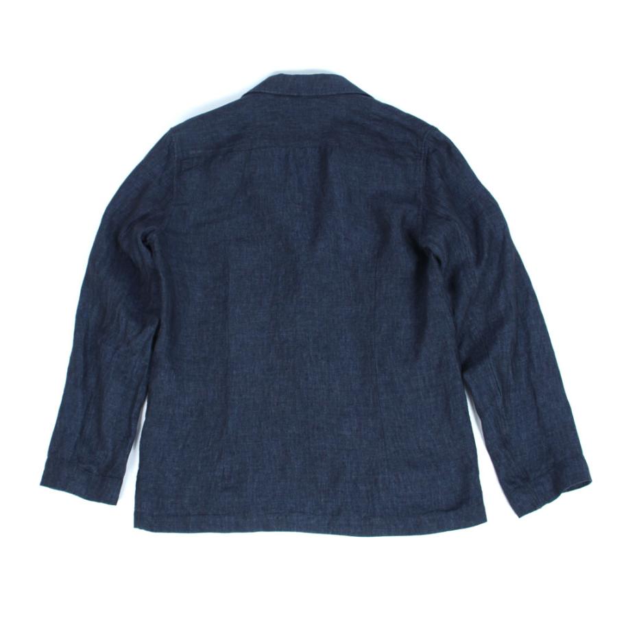 LARDINI ラルディーニ メンズ リネン シャツジャケット LARDINI ラルディーニ メンズ リネン シャツジャケット