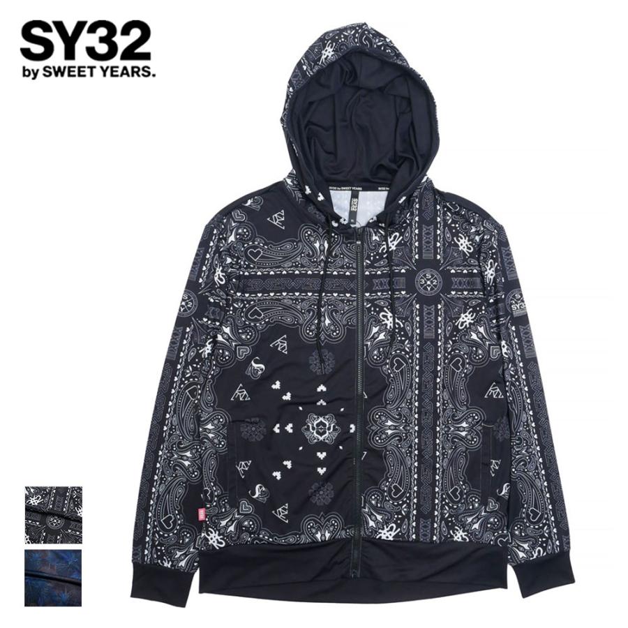 SY32 by SWEET YEARS エスワイ32 バイ スウィートイヤーズ ラッシュガード ジップアップ パーカー | SY32 by SWEET YEARS