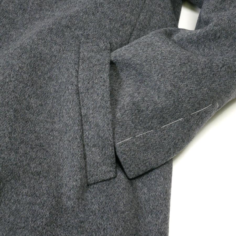 LARDINI ラルディーニ メンズ ウール チェスターコート グレー LARDINI ラルディーニ メンズ ウール チェスターコート グレー