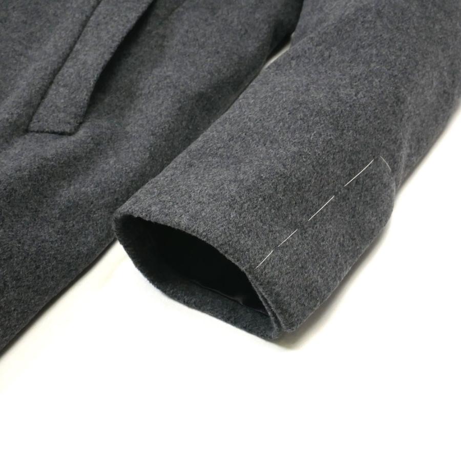 LARDINI ラルディーニ メンズ ウール チェスターコート グレー LARDINI ラルディーニ メンズ ウール チェスターコート グレー