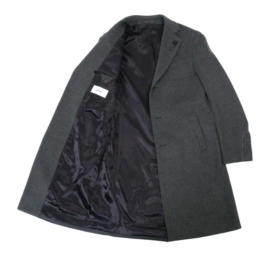 LARDINI ラルディーニ メンズ ウール チェスターコート グレー LARDINI ラルディーニ メンズ ウール チェスターコート グレー