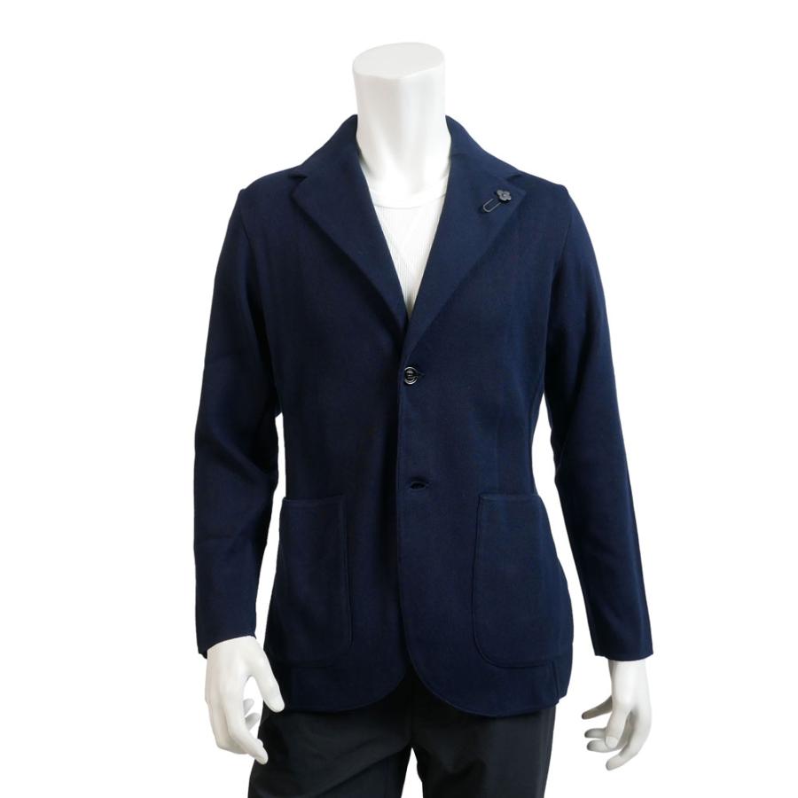 LARDINI ラルディーニ コットン シングル ニット ジャケット LARDINI ラルディーニ コットン シングル ニット ジャケット