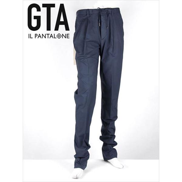【セール】GTA ジーティーアー MARIO ストレッチ スラックス コットン パンツ ネイビー 61439 国内正規品