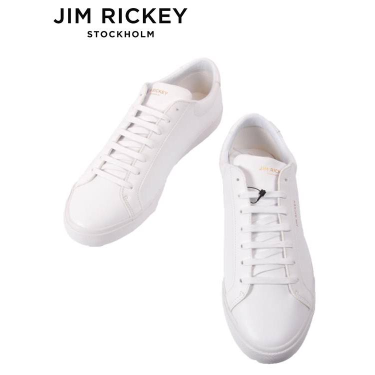 正規品 Jim Rickey ジムリッキー Chop レザースニーカー ローカット 6171 ホワイト ホワイト メンズ 国内正規品 高級 感 Www Grupocatala Com