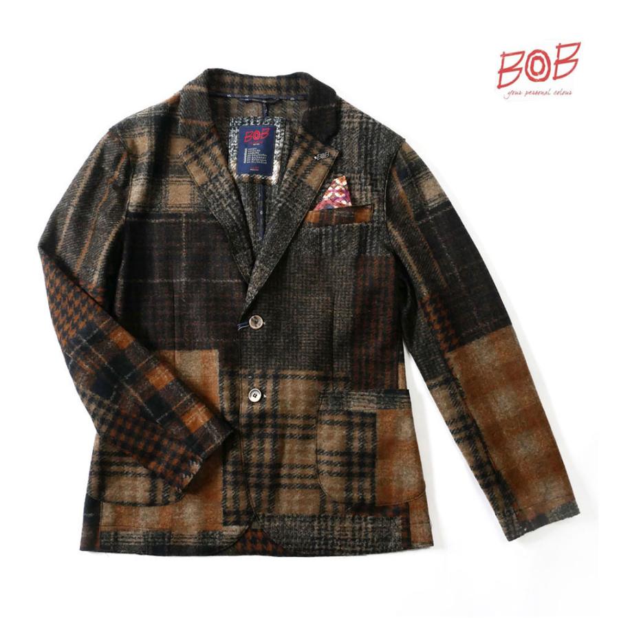 BOB COMPANY ボブカンパニー メンズ クレイジーパターンチェック BOB COMPANY ボブカンパニー メンズ クレイジーパターンチェック