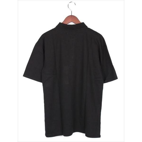 KURO クロ SEERSUCKER POLO SHITS シアサッカー ポロシャツ ブラック