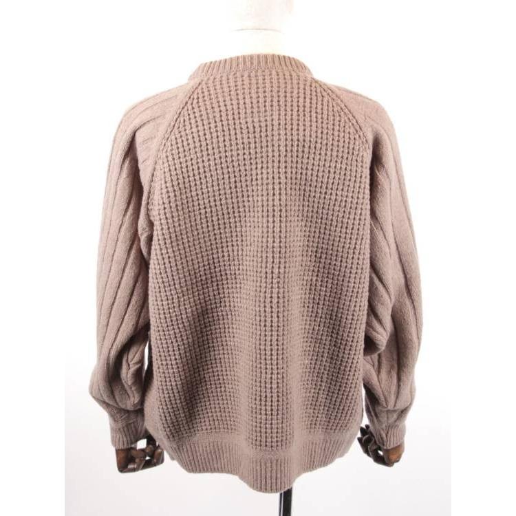 KURO クロ 7G CHANGE OVERED CREW NECK SWEATER クルーネックニット 