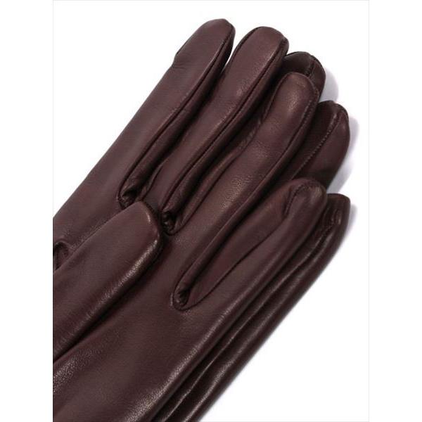 ALPO（アルポ） ラムレザーグローブ ダークブラウン 羊革 手袋 メンズ