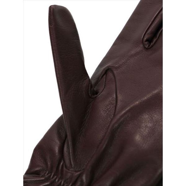 ALPO（アルポ） ラムレザーグローブ ダークブラウン 羊革 手袋 メンズ