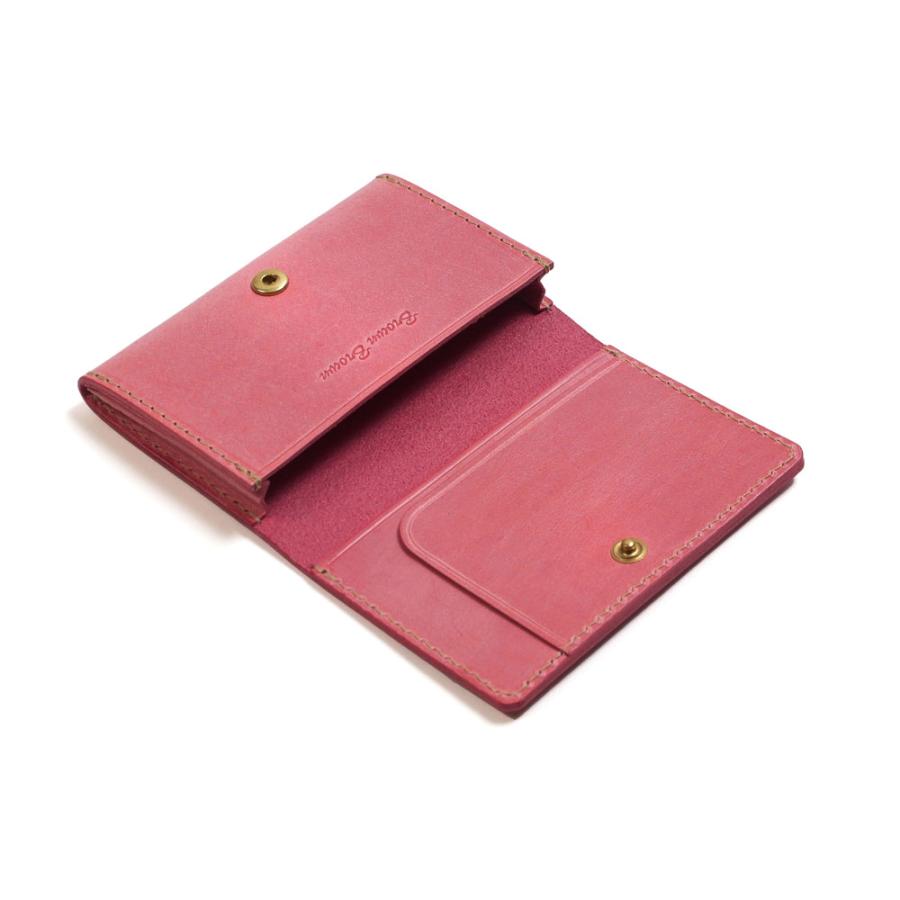 BrownBrown（ブラウンブラウン） カードケース 本革 waxpink waxgreen