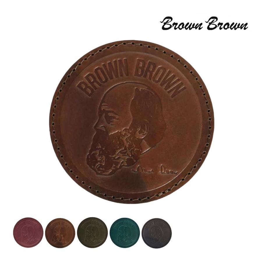 BrownBrown（ブラウンブラウン） Mr.Brown コースター おしゃれ レザー