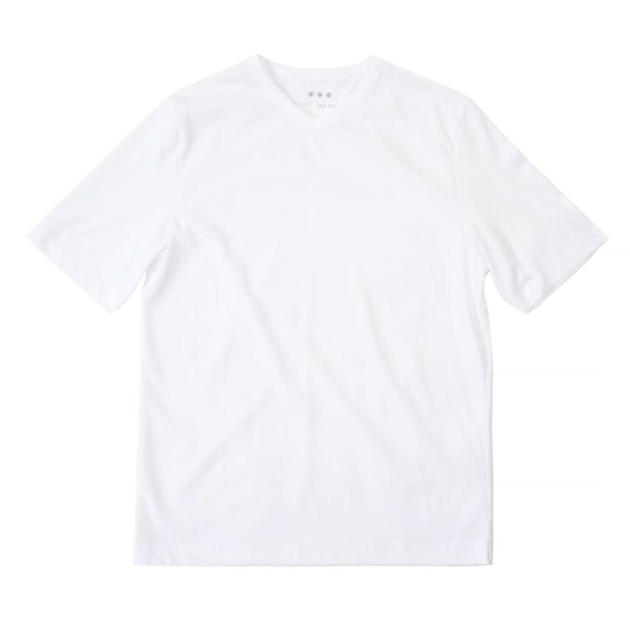 THREE DOTS スリードッツ メンズ matt サンデッドジャージー 半袖 カットソー Vネック Tシャツ bn1v-633yl 国内正規品｜up-avanti｜06