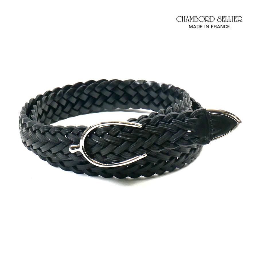 【シャンボールセリエ】メッシュベルト CATUS カテュ 黒 CHAMBORD SELLIER（シャンボールセリエ） CATUS メッシュベルト