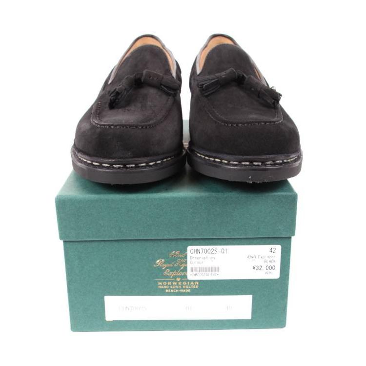 42ND ROYAL HIGHLAND EXPLORER フォーティーセカンドロイヤルハイランドエクスプローラー スエードドレスシューズ 紳士靴 革靴 CHN7002S-01 BLACK ブラック | 42ND ROYAL HIGHLAND | 16