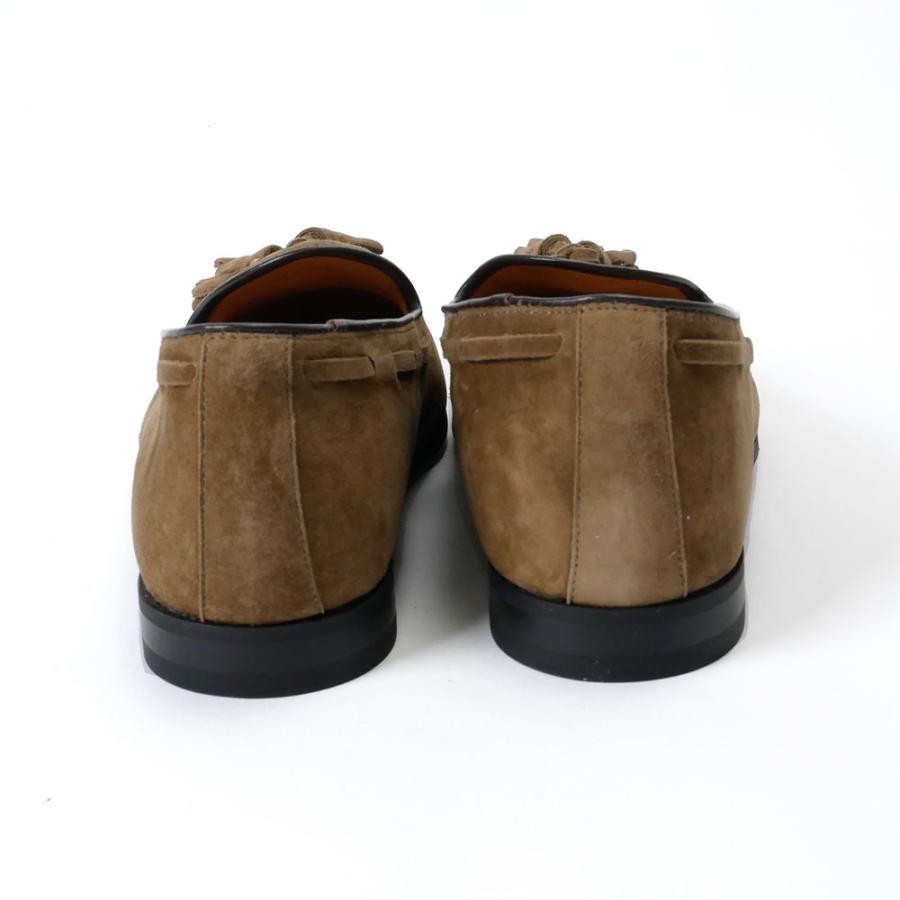 2点10-20％off　00s パパス ブラック スエード ローファー 25 ブラック スエード ヴァンプシューズ ブラック/ブラウン/グレー