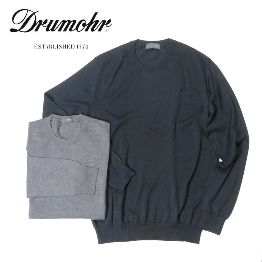 Drumohr MODERN ドルモア モダンクルーネックハイゲージ30G