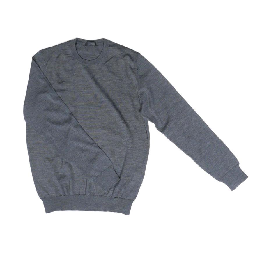 DRUMOHR / イタリア製/メリノウール/ニット・セーター(薄手)/46/ウール/GRY// DRUMOHR（ドルモア） 長袖 クルーネックニットセーター メリノウール