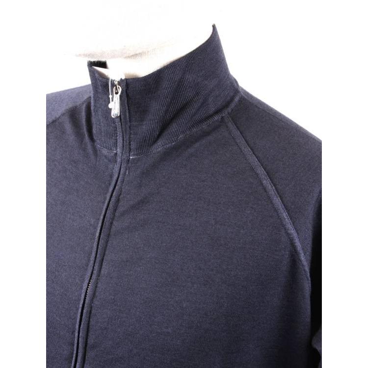 【希少】ドルモア モダンライン メリノウール30G ジャケット50 定価約9万円 モダンに着こなしたい人の為の、モダンなニット。世界最古はダテじゃ