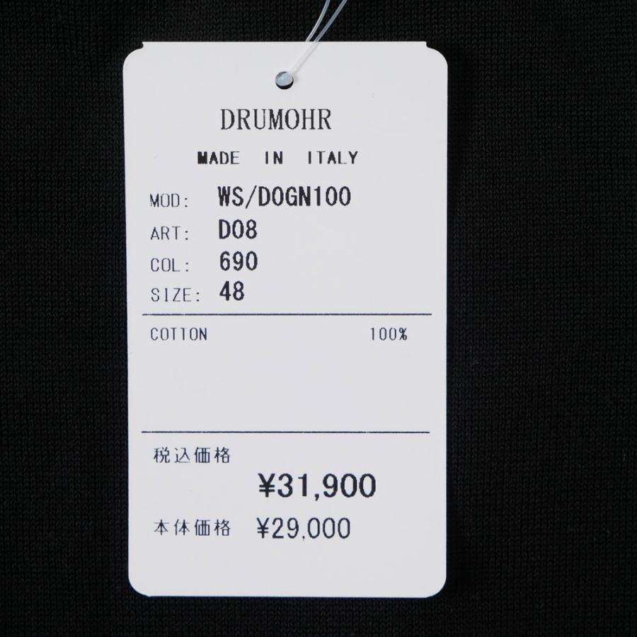 DRUMOHR ドルモア メンズ コットンニット クルーネック 半袖 ニット 30