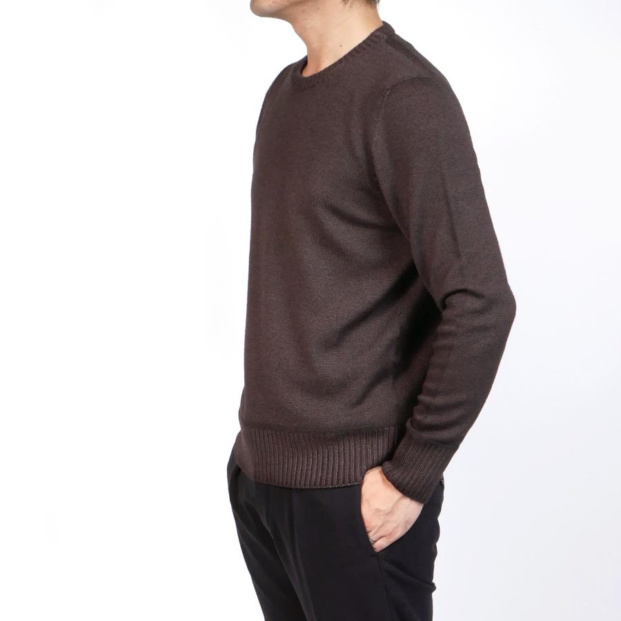 DRUMOHR（ドルモア） 太リブ クルーネット セーター ニット ミドル