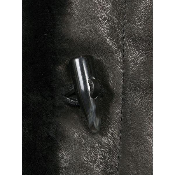 【セール】EMMETI エンメティ 羊革 ラムレザー ムートン トグル留め ダウンジャケット ブラック GIULIANO MERI 国内正規品 | EMMETI | 09