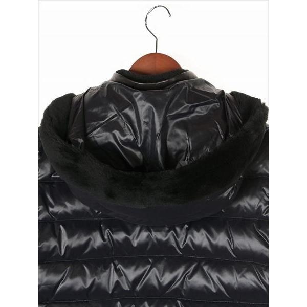 【セール】EMMETI エンメティ 羊革 ラムレザー ムートン トグル留め ダウンジャケット ブラック GIULIANO MERI 国内正規品 | EMMETI | 10